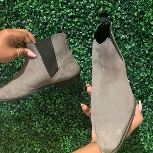 ASOS Grey Chelsea Boots